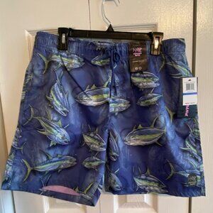 Psycho Tuna… Swim Trunks Board Pool Shorts - XL